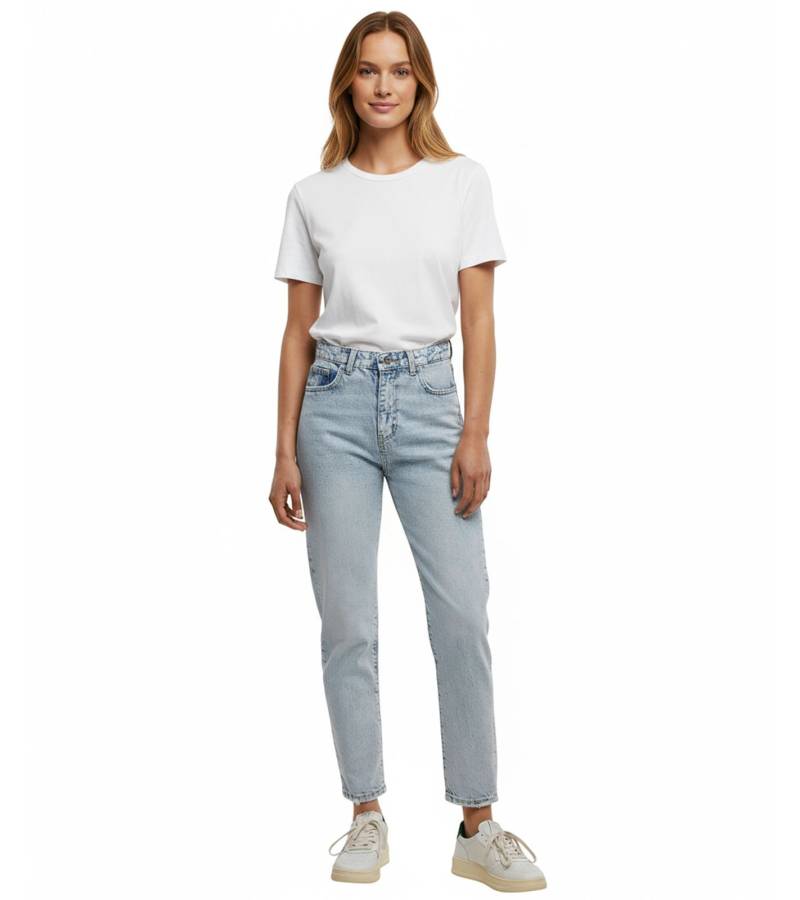UNEFFECTED Basic Baggys Damen Jeans im 5 Pocket-Style Baumwoll-Hose eisblau UNEFFECTED Basic Baggys Damen Jeans im 5 Pocket-Style Baumwoll-Hose eisblau von UNEFFECTED