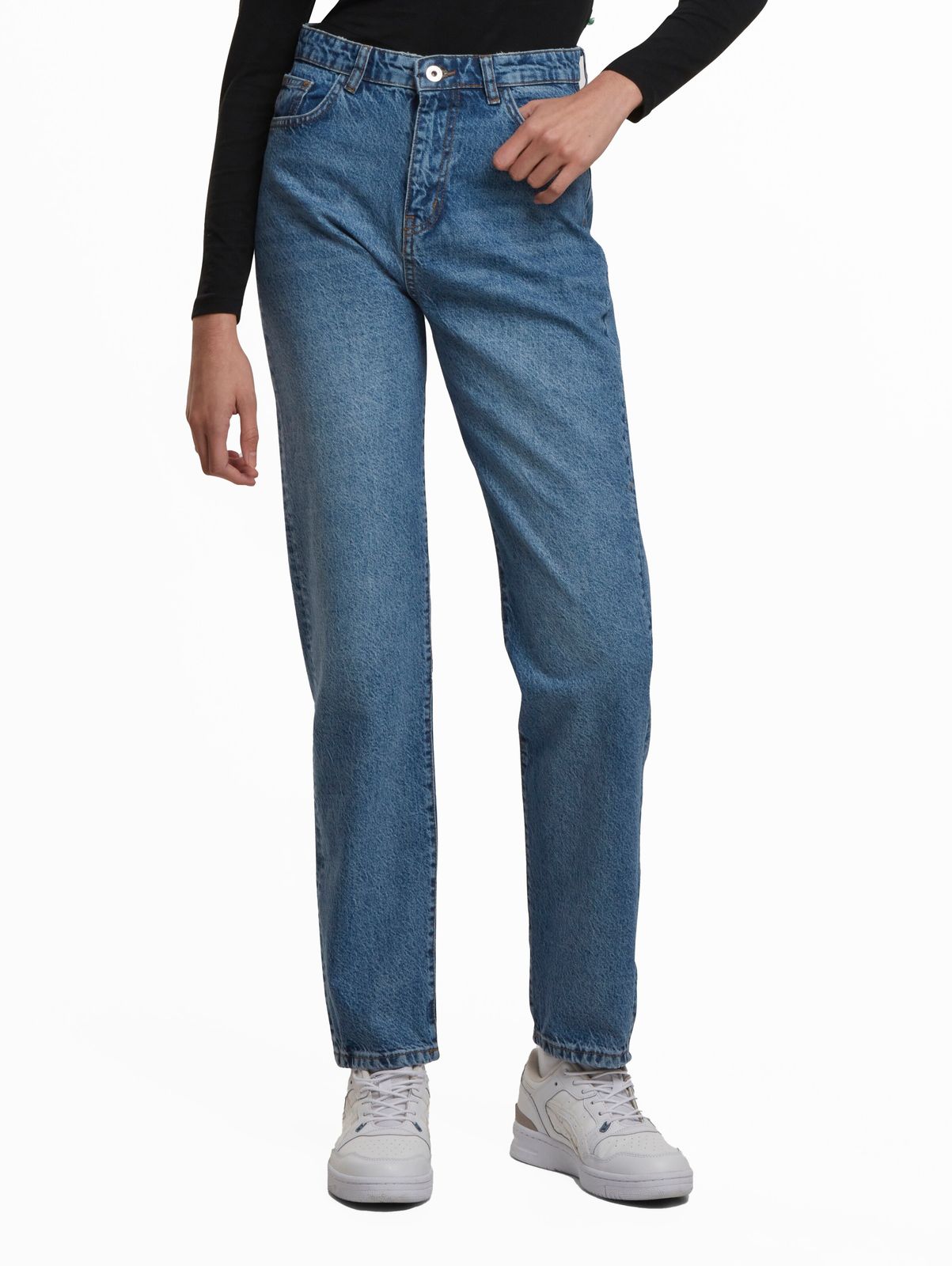 UNEFFECTED Destroyed Straight Fit Jeans mittelblau UNEFFECTED Destroyed Straight Fit Jeans mittelblau von UNEFFECTED