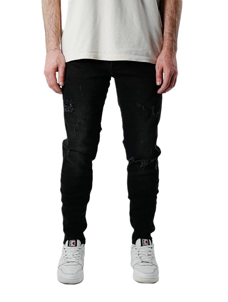 UNEFFECTED Premium Basic Slim Fit Jeans schwarz von UNEFFECTED