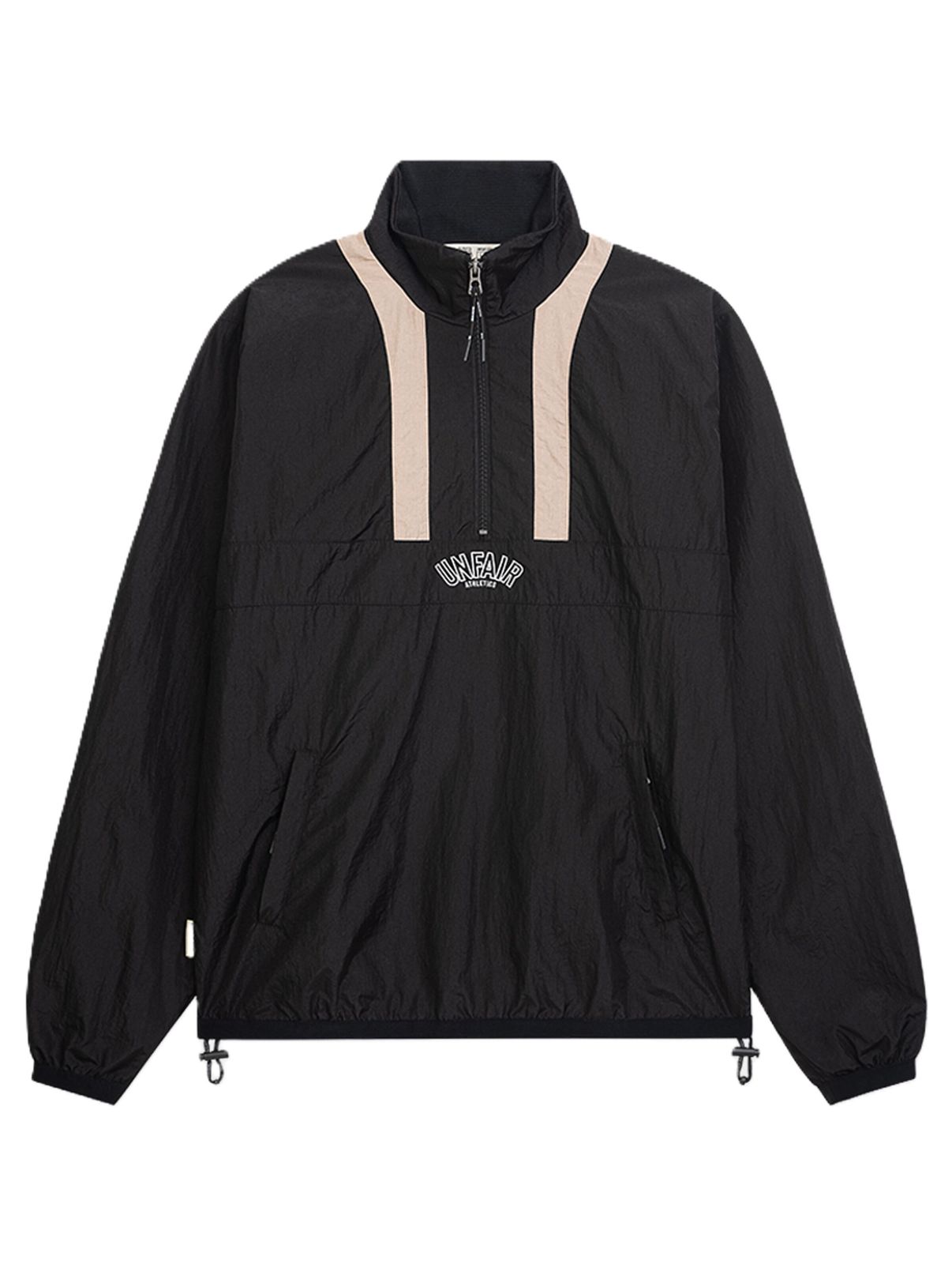 UNFAIR ATHLETICS Elementary Crushed Halfzip Schwarz schwarz von UNFAIR ATHLETICS