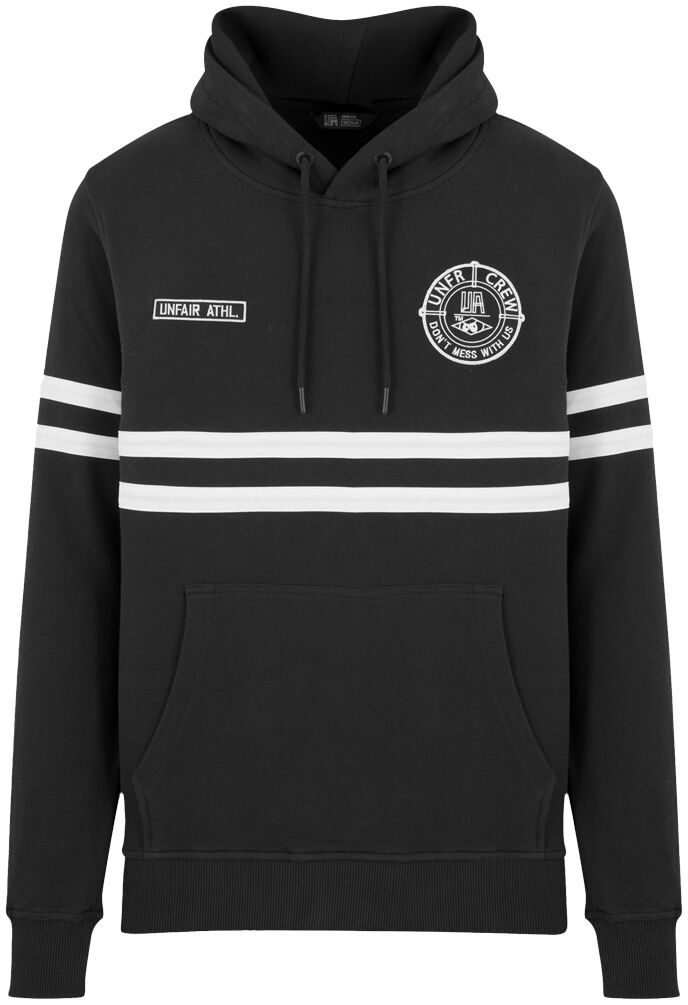 Unfair Athletics Kapuzenpullover - DMWU Hoodie - S bis L - für Männer - Größe S - schwarz von UNFAIR ATHLETICS