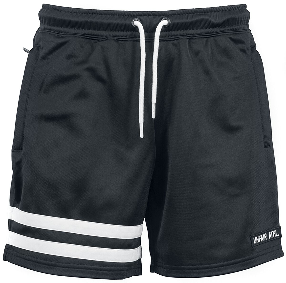 Unfair Athletics Short - DMWU Athletic Shorts - S bis XXL - für Männer - Größe S - schwarz von UNFAIR ATHLETICS