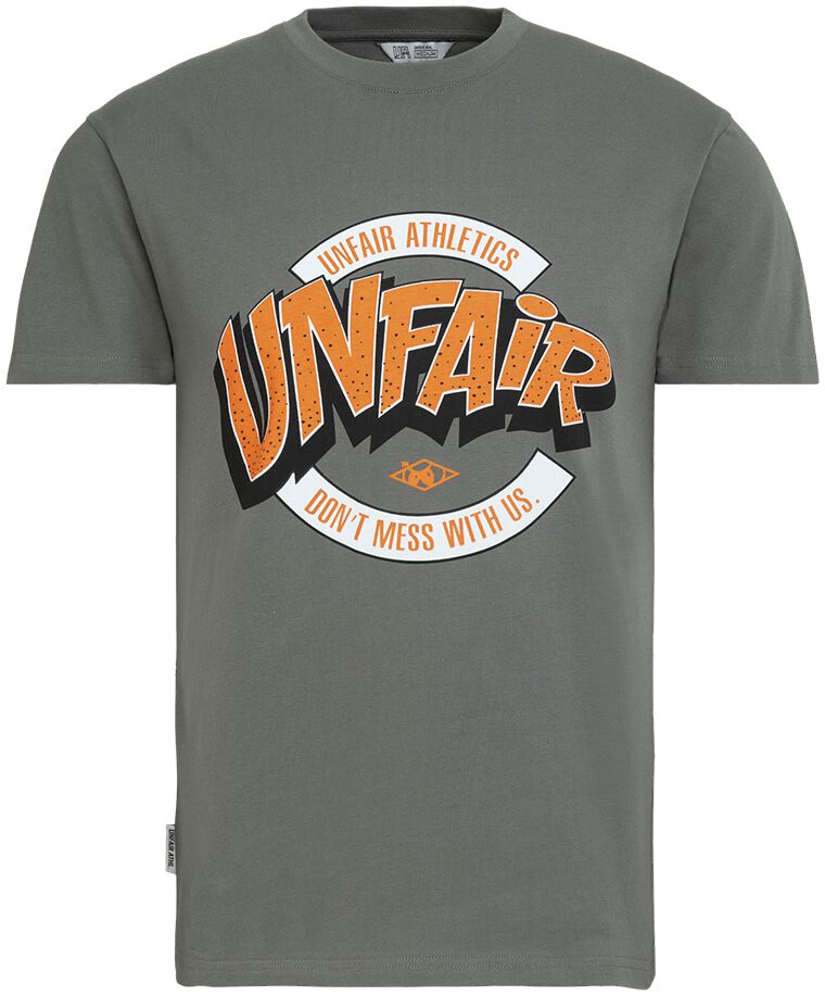 Unfair Athletics T-Shirt - Animals T-Shirt - S bis M - für Männer - Größe S - anthrazit von UNFAIR ATHLETICS