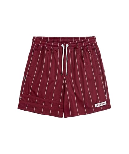 UNFAIR Athletics DMWU Athletics Pinstripes Short Herren Burgundy L von UNFAIR