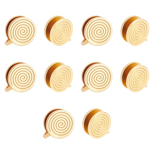 UNICRAFTALE 10 Stück Druckohrringe Für Keloide Edelstahl Punk Stil Schmuck Für Männer Und Frauen Goldene Ohrclips Spiral Kompressionsohrring Kein Piercing Geburtstagsgeschenk Für Damen UNICRAFTALE 10 Stück Druckohrringe Für Keloide Edelstahl Punk Stil Schmuck Für Männer Und Frauen Goldene Ohrclips Spiral Kompressionsohrring Kein Piercing Geburtstagsgeschenk Für Damen von UNICRAFTALE