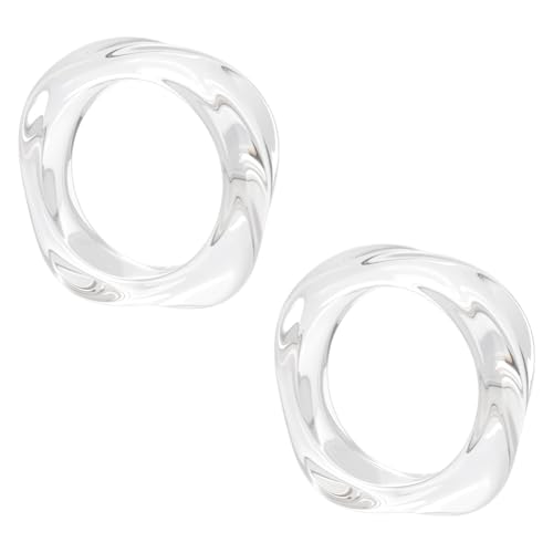 UNICRAFTALE 2 Stück Armreifen Aus Acrylharz Für Damen Breit Geometrisch Unregelmäßig Quadratisch Acryl Klobiger Armreif Modisch Transparent Quadratisch Wickelarmband Für Herren 6.1cm UNICRAFTALE 2 Stück Armreifen Aus Acrylharz Für Damen Breit Geometrisch Unregelmäßig Quadratisch Acryl Klobiger Armreif Modisch Transparent Quadratisch Wickelarmband Für Herren 6.1cm von UNICRAFTALE