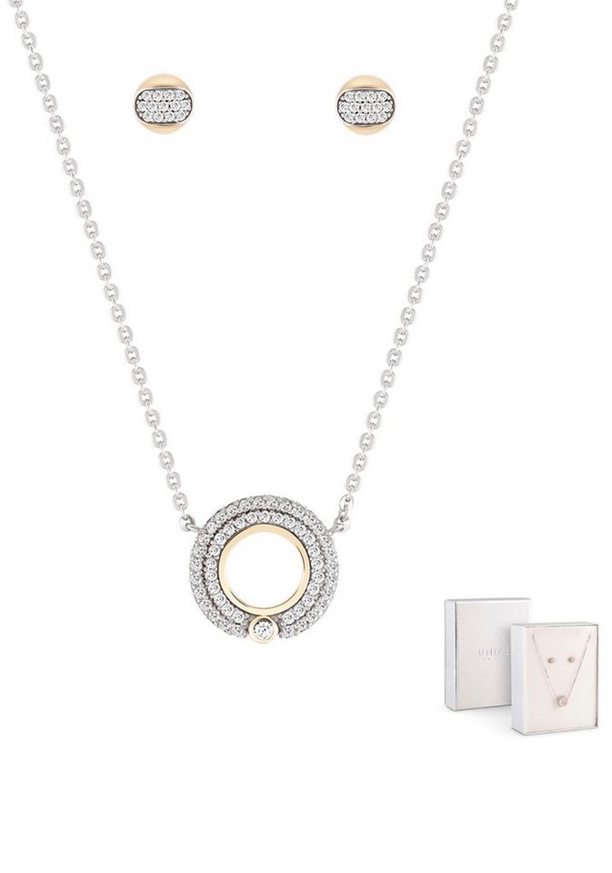 UNIKE JEWELLERY Schmuckset CLASSY SHINNY, UK.PK.1202.0002 (Set, 3-tlg), mit Zirkonia (synth) von UNIKE JEWELLERY