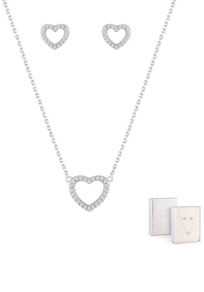 UNIKE JEWELLERY Schmuckset CLASSY SHINNY, UK.PK.1202.0002 (Set, 3-tlg), mit Zirkonia (synth) von UNIKE JEWELLERY