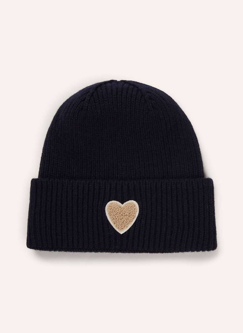 Unio Mütze Lund Heart Neon Pink blau von UNIO