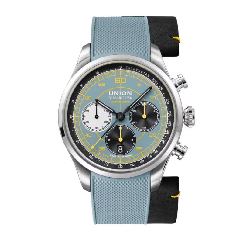 UNION GLASHÜTTE Automatikuhr Herrenuhr Automatik UNION Glashütte Belisar Chronograph Speedster, Limitiert auf 388 Exemplare von UNION GLASHÜTTE