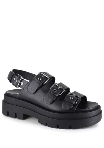 UNIONBAY Damen Haisley Sandale, Schwarz, 41.5 EU von UNIONBAY