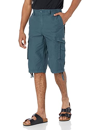 UNIONBAY Herren Cordova Cargo-Shorts mit Gürtel – Reg und Big and Tall Größen Cargohose, Grenade, 46 von UNIONBAY