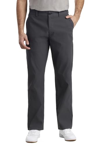 UNIONBAY Herren Rainier Lightweight Comfort Travel Tech Chino Pants Wanderhose, anthrazit, 34W / 34L von UNIONBAY