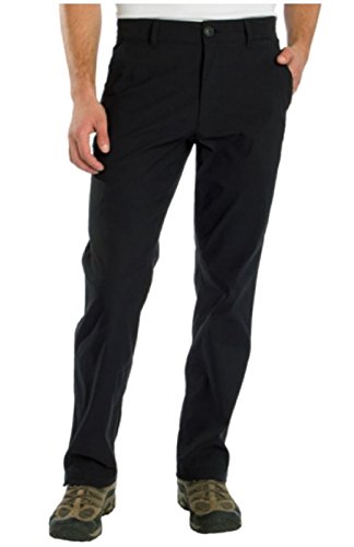 UNIONBAY Herren Rainier Leichte Comfort Travel Tech Chinohose Wanderhose, Schwarz, 34 W/32 L von UNIONBAY