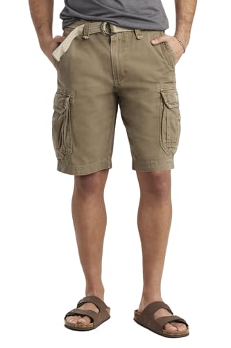 UNIONBAY Herren Survivor Cargo-Shorts mit Gürtel – Reg und Big & Tall Größen Cargos, Dugout, 54 DE UNIONBAY Herren Survivor Cargo-Shorts mit Gürtel – Reg und Big & Tall Größen Cargos, Dugout, 54 DE von UNIONBAY