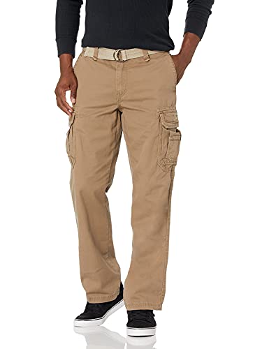 UNIONBAY Herren Survivor IV Relaxed Fit Cargo Pant Freizeithosen, Dugout, 36W / 34L von UNIONBAY