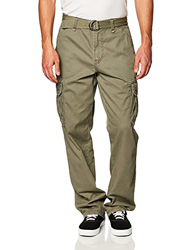 UNIONBAY Herren Survivor Iv Relaxed Fit Cargo Pant Freizeithosen, Leaf, 40W / 32L von UNIONBAY