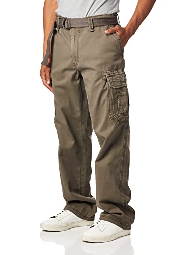 UNIONBAY Herren Survivor Iv Relaxed Fit Cargo Pant Freizeithosen, Sattel, 40W / 32L von UNIONBAY