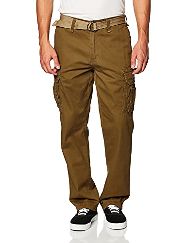 UNIONBAY Herren Survivor Iv Relaxed Fit Cargo Pant Freizeithosen, golden Brown, 46W / 32L von UNIONBAY