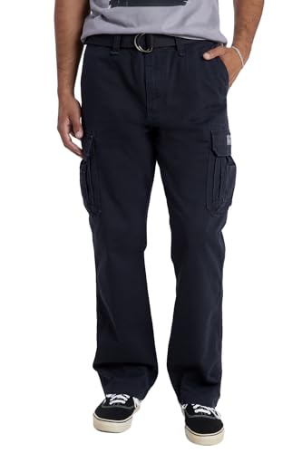 UNIONBAY Herren Survivor Iv Relaxed Fit Cargo Pant-Reg Big and Tall Sizes Freizeithosen, schwarz, 30W / 32L von UNIONBAY