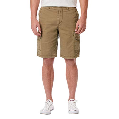 UNIONBAY Herren Wyatt Stretch Cargo Shorts - Beige - 50 von UNIONBAY