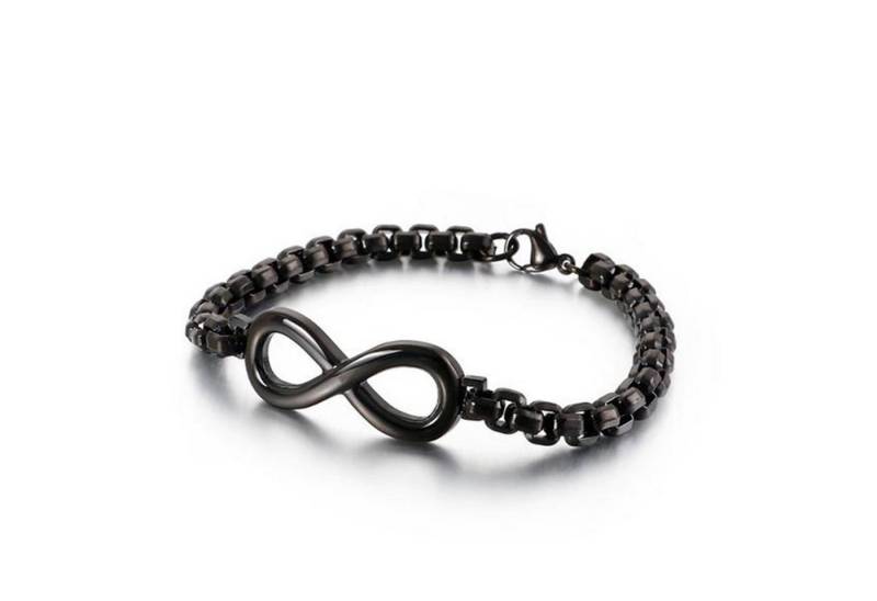 UNIQAL.de Edelstahlarmband Unendlichkeit Edelstahl Armband "INFINITY " Unisex (Edelstahl, Infinity, Unendlichkeitzeichen, Handgefertigt in Germany), Designed in Germany, Infinity Sign von UNIQAL.de