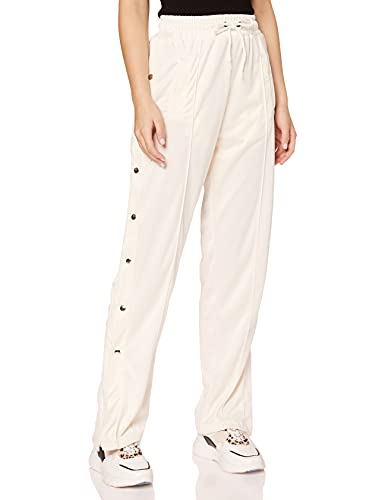Unique 21 Damen Popper Detail Track Jogger Trainingshose, cremefarben, 36 (120er Pack) von UNIQUE 21