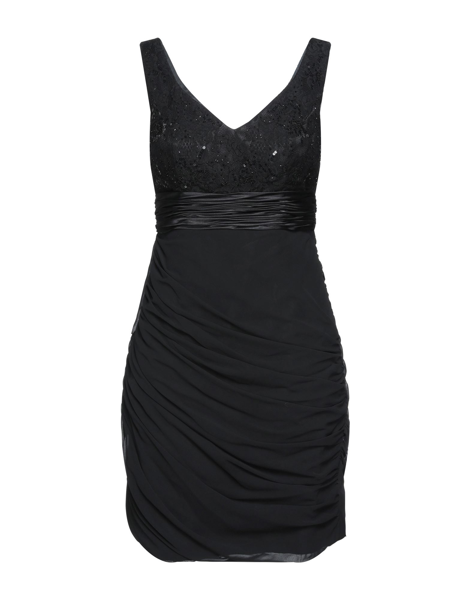 UNIQUE Midi-kleid Damen Schwarz von UNIQUE