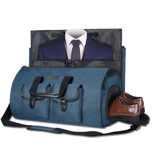 UNIQUEBELLA Anzugtasche, Kleidersack Reisetasche Anzugsack Umhängetasche für Herren,Flugzeug, Reisen, Bussiness,Fitness Anzug Garment Gym Bag, Sporttasche für Männer von UNIQUEBELLA