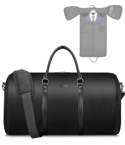 UNIQUEBELLA Anzugtasche, Kleidersack Reisetasche Anzugsack Umhängetasche für Herren,Flugzeug, Reisen, Bussiness,Fitness Anzug Garment Gym Bag, Sporttasche für Männer von UNIQUEBELLA