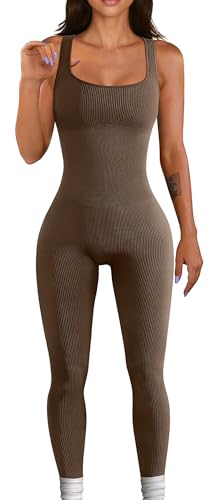 UNIQUEBELLA Damen Jumpsuit Eng, Yoga BH & Leggings Hosen Overall Bodysuit Outfits - Sportkleidung Tights Shape Stretch Sport Outfit Fitness Set von UNIQUEBELLA