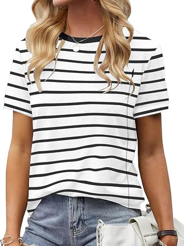 Komfort-Stillshirts für Damen, Reißverschluss, Still-Top, Causal Distressed Acid Washed Umstands-T-Shirts, Blau, Groß von UNIQUEONE