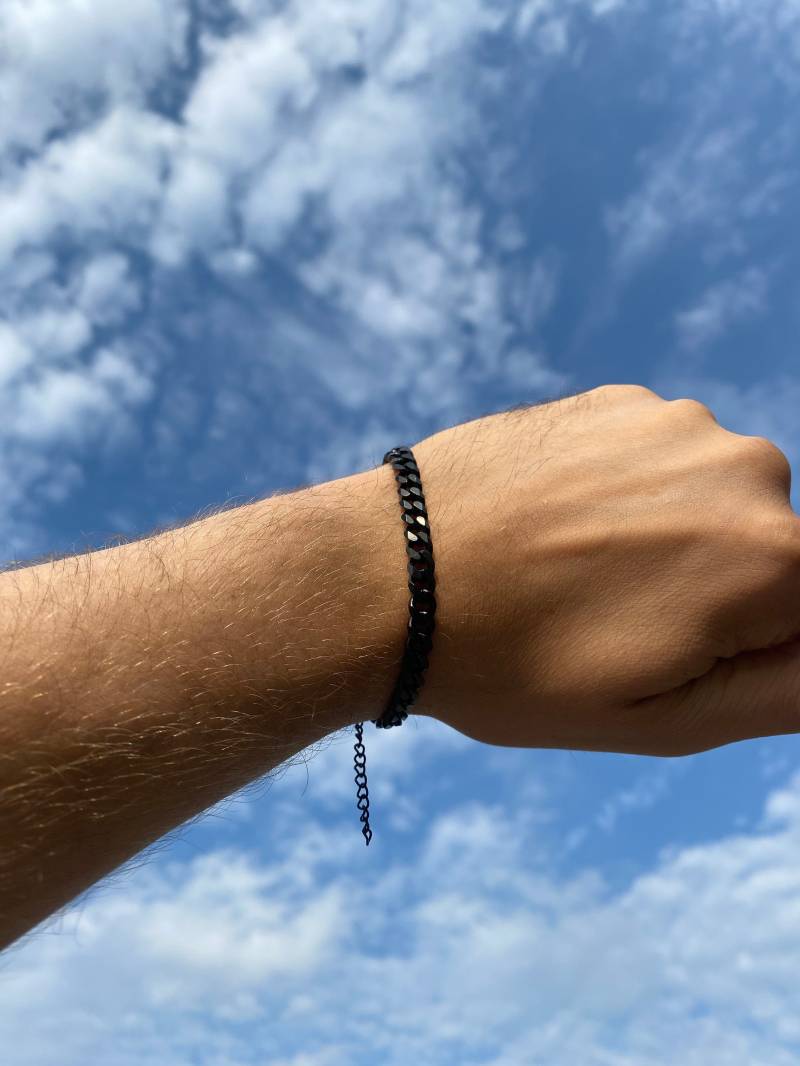Cuban Bracelet Black von UNIQUESILENCE