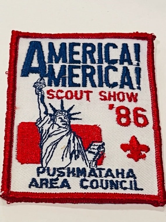 Boy Scouts Cub Girl Patch Rat Anstecker Memorabilia 1986 Pushmataha Amerika Show von UNIQUETREASUREFREAK