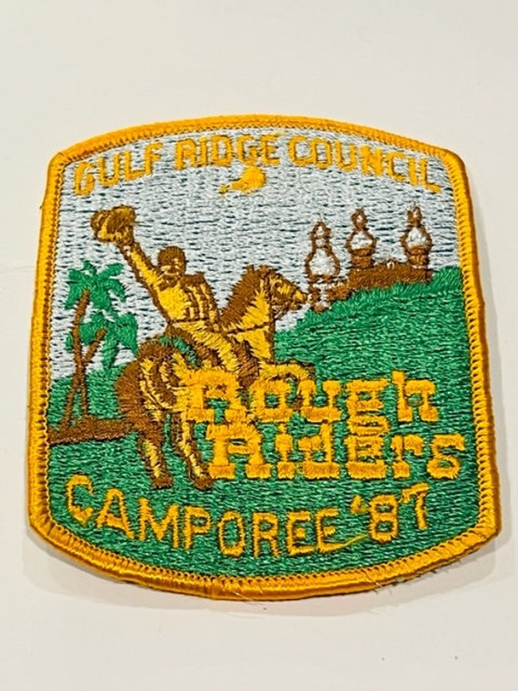 Boy Scouts Cub Girl Patch Rat Anstecker Memorabilia 1987 Golfgrat Rough Riders von UNIQUETREASUREFREAK
