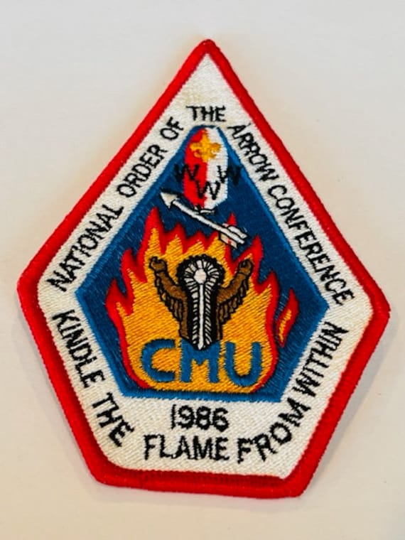 Boy Scouts Cub Girl Patch Rat Anstecker Memorabilia Vtg 1986 Pfeil cmu Flamme Www von UNIQUETREASUREFREAK