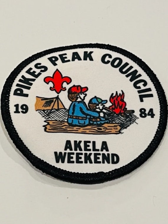 Boy Scouts Cub Girl Patch Vtg Rat Anstecker Memorabilia Pikes Peak 1984 Akela Co von UNIQUETREASUREFREAK