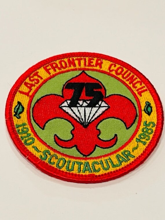 Pfadfinder Junge Mädchen Patch Vtg Rat Anstecker Memorabilia 1985 Scoutacular Frontier von UNIQUETREASUREFREAK