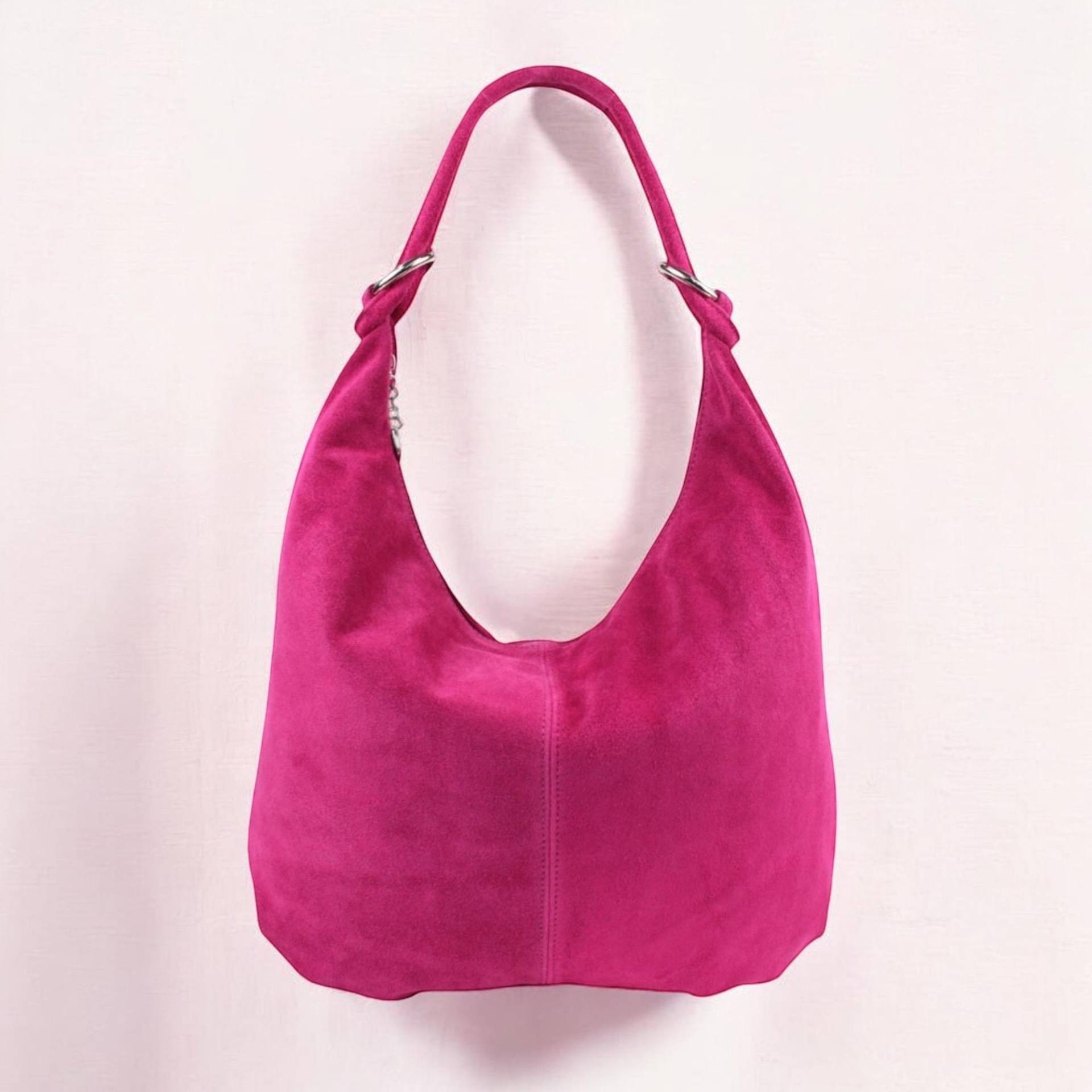 Wildleder Schultertasche, Wildledertasche, Shopper, Tasche Aus Wildleder, Tasche, Hobo Bag, Tote Bag, Slouchy Handtasche Damen von UNIQtaschen