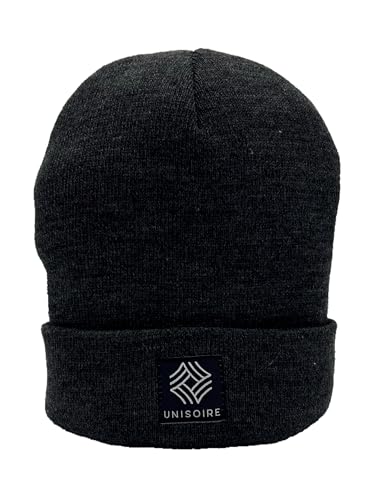 UNISOIRE Beanie Basic, Herren und Damen (Unisex), Flexibler Beanie perfekt für den Frühling, Herbst und Winter, Super Soft, Top Qualität (DE/NL/SE/PL, Alphanumerisch, Einheitsgröße, Anthrazit) von UNISOIRE