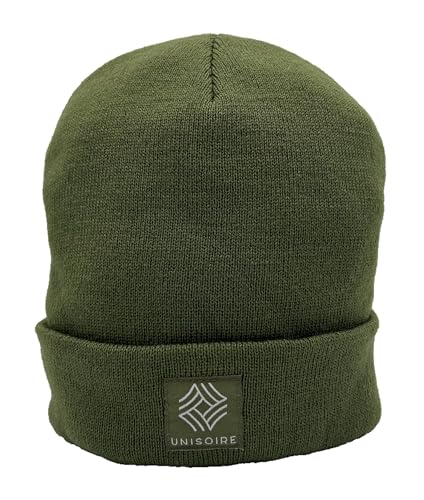 UNISOIRE Beanie Basic, Herren und Damen (Unisex), Flexibler Beanie perfekt für den Frühling, Herbst und Winter, Super Soft, Top Qualität (DE/NL/SE/PL, Alphanumerisch, Einheitsgröße, Loden Green) von UNISOIRE