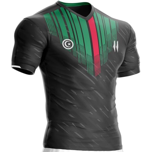 UNITIF Trikot Palestine Fußball PL-146 Schwarz, Fussball, Herren, Tshirt, Flagge, Tuch Mikrofaser XL von UNITIF