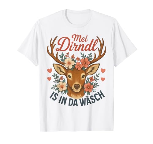MEI Dirndl is in da Wäsch Lustiges Damen T-Shirt von UNK