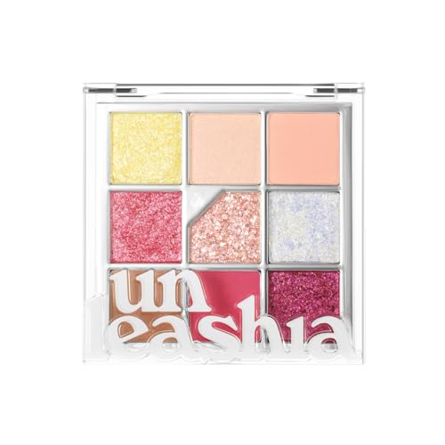 UNLEASHIA | Glitterpedia Lidschatten | Palette | Augen Make-up | Veganer Make-up-Stich | Kosmetik | Koreanische Kosmetik | Täglich | Glitzer | schimmernd | Perle | funkelnd(NR. 7 All of Peach Ade) von UNLEASHIA