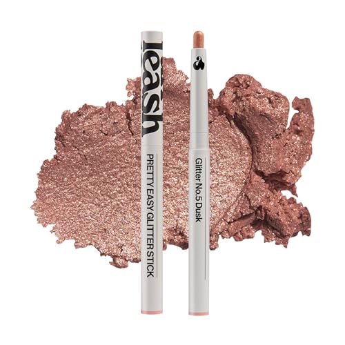 UNLEASHIA - Pretty Easy Glitter Stick - Lidschatten Stift - langanhaltender Glanz - Koreanische Kosmetik - No.5 Dusk von UNLEASHIA