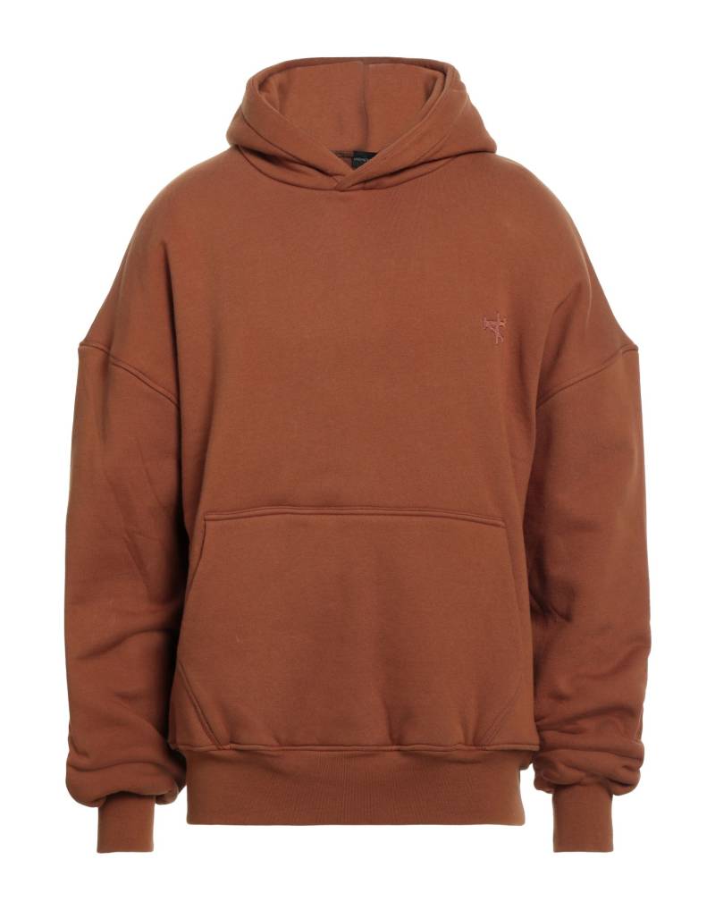 UNNATURAL Sweatshirt Herren Braun von UNNATURAL