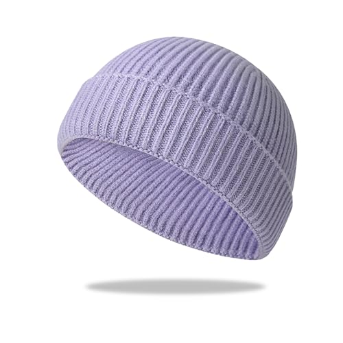 Trawler Beanie Hat - Short Fisherman Beanies in Cold Weather Stretch Skull Cap Retro and Hip-hop Style von UNNESTAR