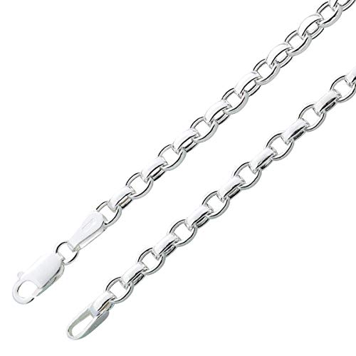 Ch.Abramowicz Erbskette 3,6mm Armband Silber 925 rhodiniert UNO A ERRE 40 von UNO A ERRE