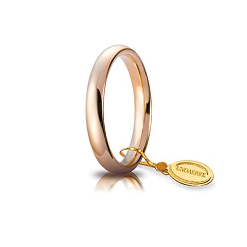 UNOAERRE Glauben Gold Modell Komfortabel Breite Band 3,5 MM, Glänzend 35afc1 Unisex, Gold Pink, 11 von UNOAERRE