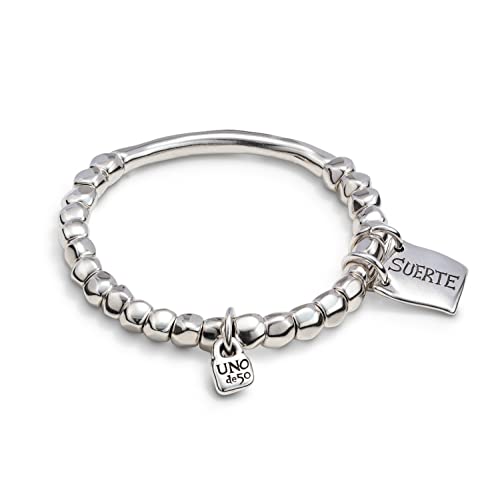 Uno De 50 Damen-Armband Versilbert Leder 18 cm - PUL1210MTL0000M Uno De 50 Damen-Armband Versilbert Leder 18 cm - PUL1210MTL0000M von Uno de 50
